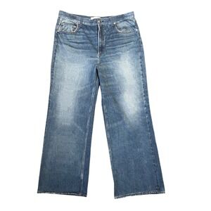 Rag & Bone Miramar Shea AnkleLength Cosmo Denim Print Pants Size 32 RC4325F7MTE